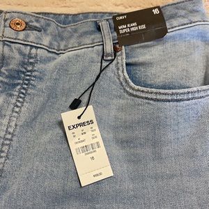 Express Curvy Mom Jeans